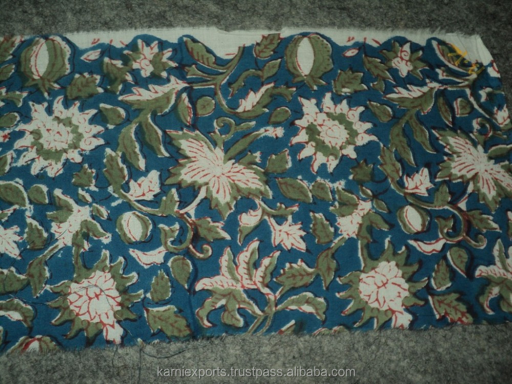 Цветочный принт, дизайн блочной печати для хлопчатобумажной ткани kurta, дизайнерская ткань salwar