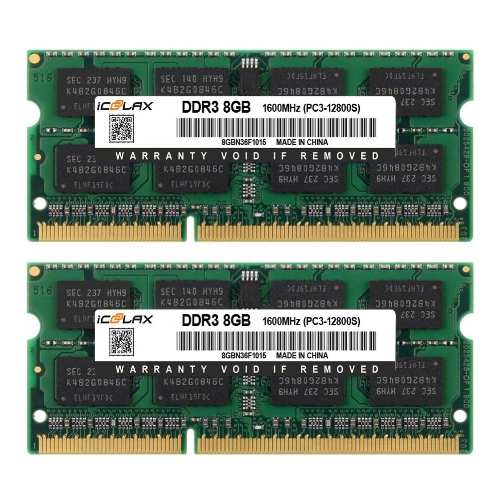 Оперативная память PC3 12800 для ноутбука, 1600 МГц, 8 ГБ, 204 Pin SODIMM DDR3