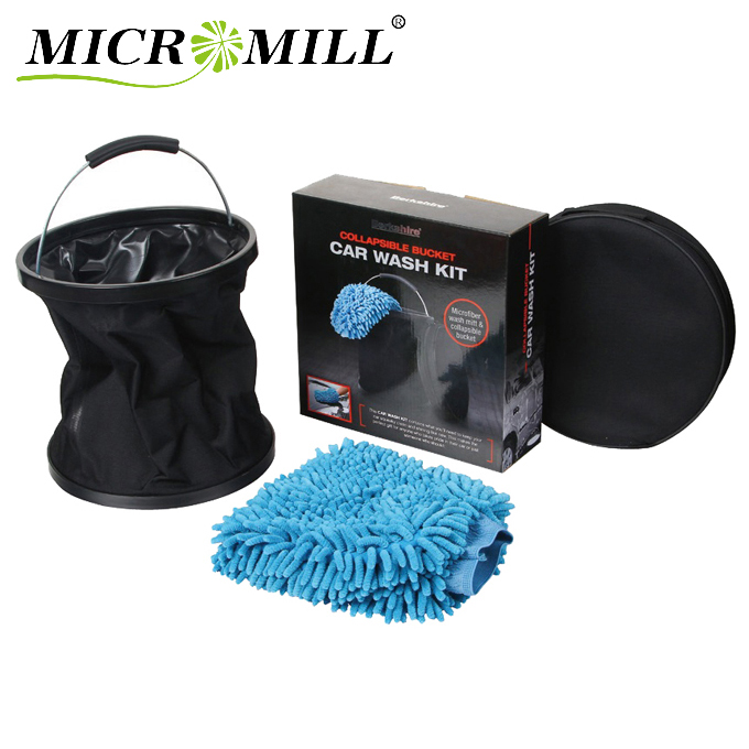 Синель wash mitt набор с ведром, wash mitt car
