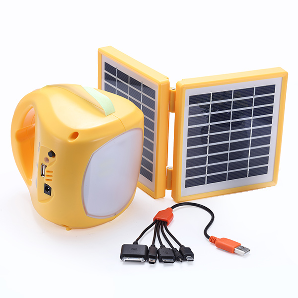 solar light LED solar rechargeable lantern for camping