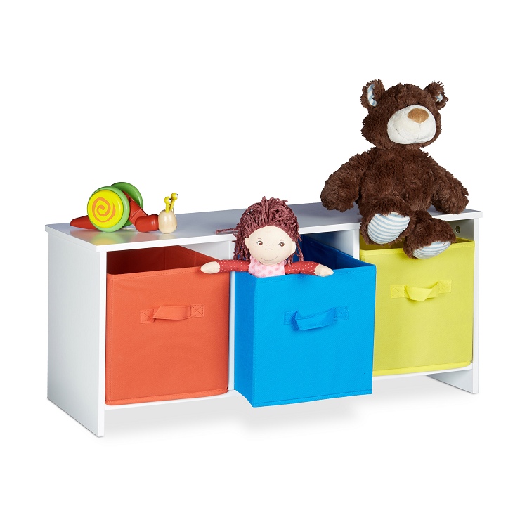 children's toy shelf organizer storage bins
