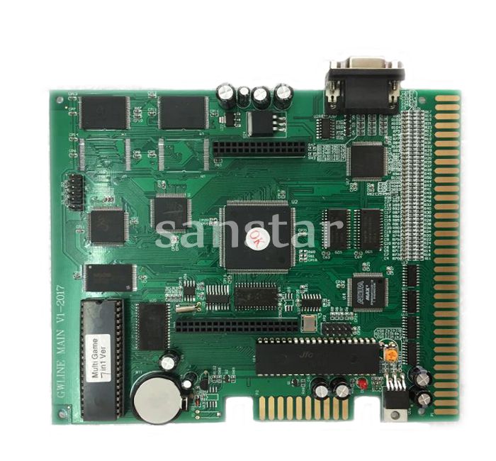 New Mega 7 в 1 с фруктовой вечеринкой, игровой печатной платой для игрового автомата