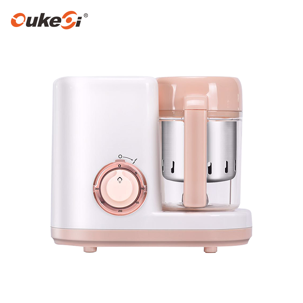 High Quality Semi-Automatic Plastic Baby Food Processor Blender With Steamer