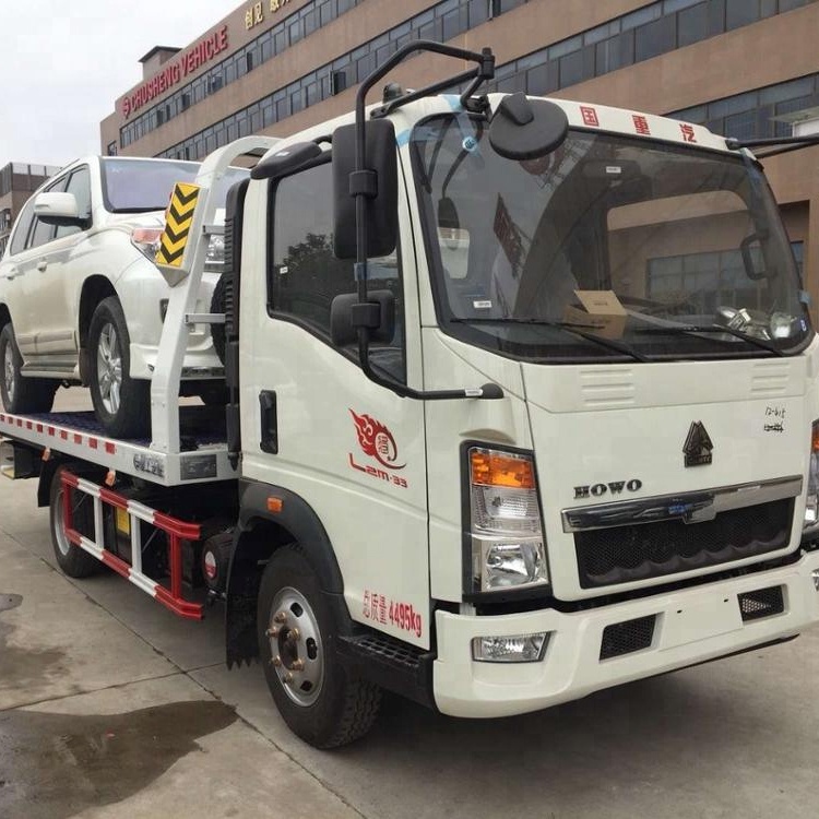 HOWO 5TON буксировочный грузовик, грузовик для спасательных работ