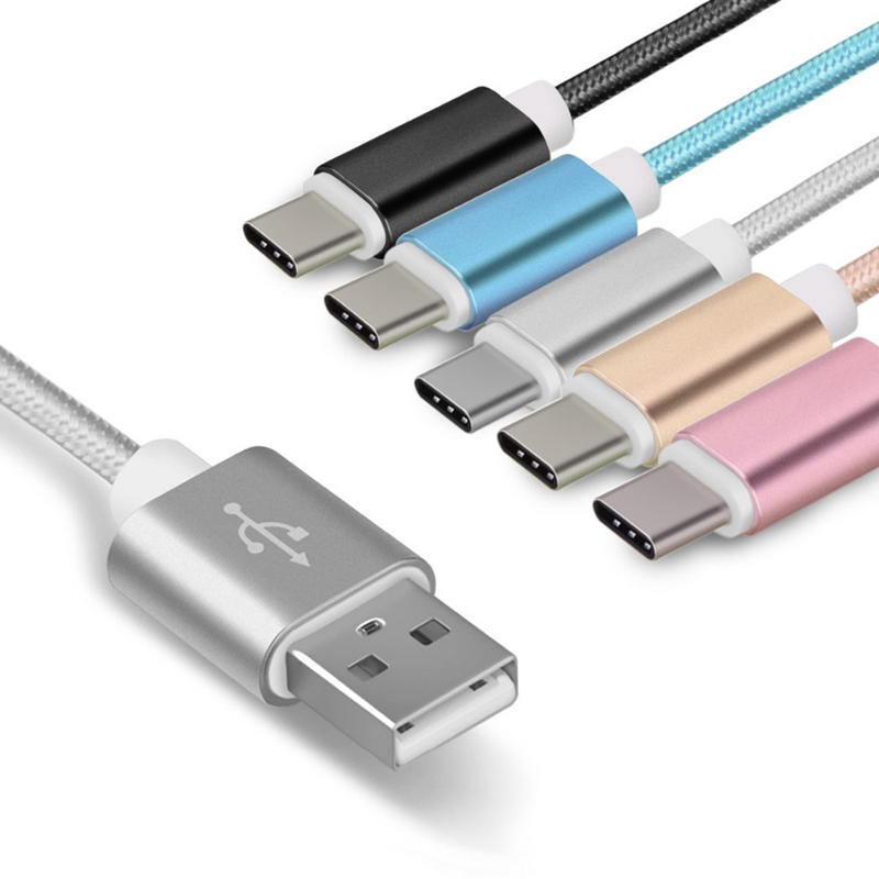 Хэне 1 м 3FT Usb кабель с нейлоновой оплеткой шнур 2A металла зарядное устройство кабель для зарядки и синхронизации данных с разъемом Usb Type-C кабель 3,0