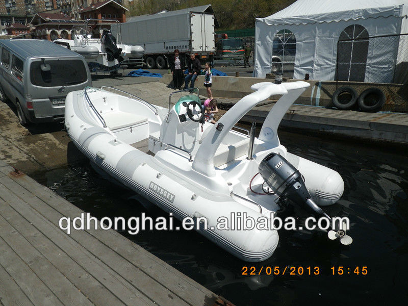 Rib580 надувная лодка с подвесным ce RIB580C