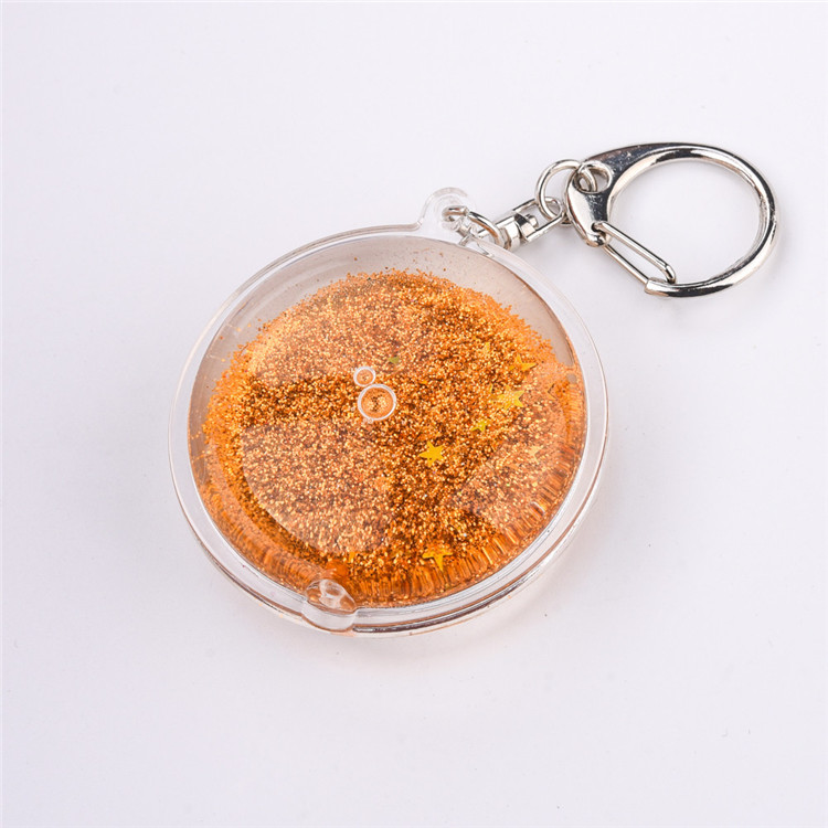 Мода девушки брелок золото Quicksand мотаться Шарм