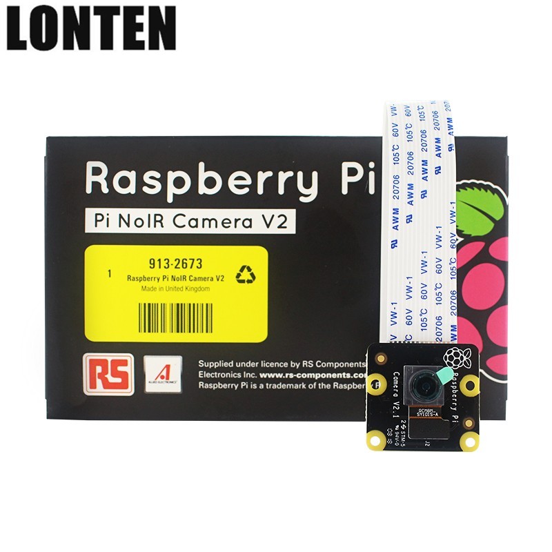 Lonten оригинальный Raspberry Pi 3 официальная камера Модуль 8MP V2 NOIR 1080 P камера RS версия подходит для Raspberry Pi 3 Модель B +