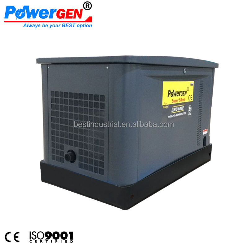 Двойное топливо! 60 дБ! POWERGEN для домашнего использования сверхтихий генератор природного газа/пропана сжиженного природного газа типа ARVEK 10 ква