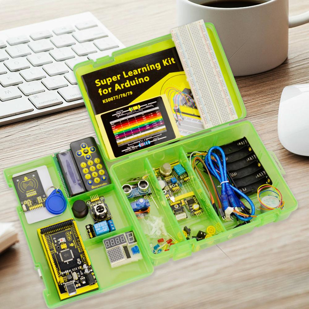 Новый супер-Обучающий набор keyestudio с MEGA 2560 R3 для Arduino, стартовый набор stem electronic DIY Project