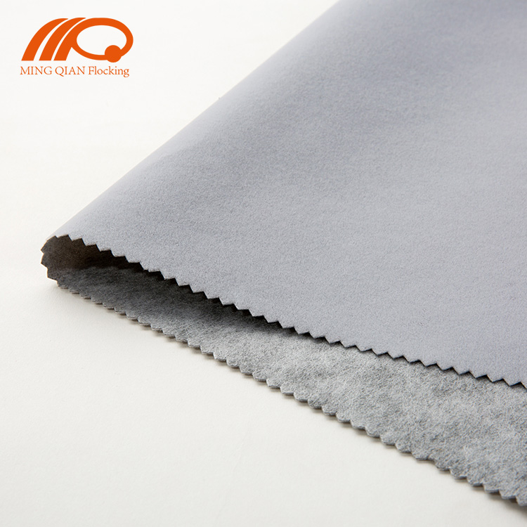 Nylon Long Pile Flocking Fabric On Spunlace Back