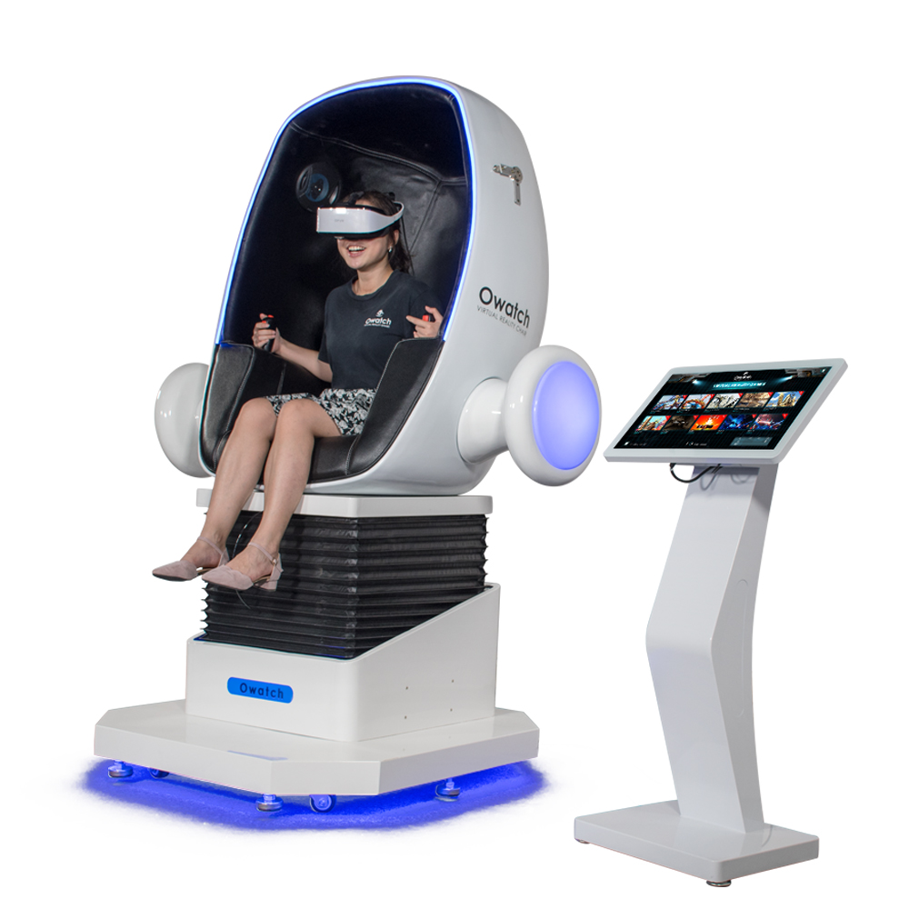 9D Виртуальная реальность движущийся 1 сиденье яйцо стул с DPVR E3 2K VR очки