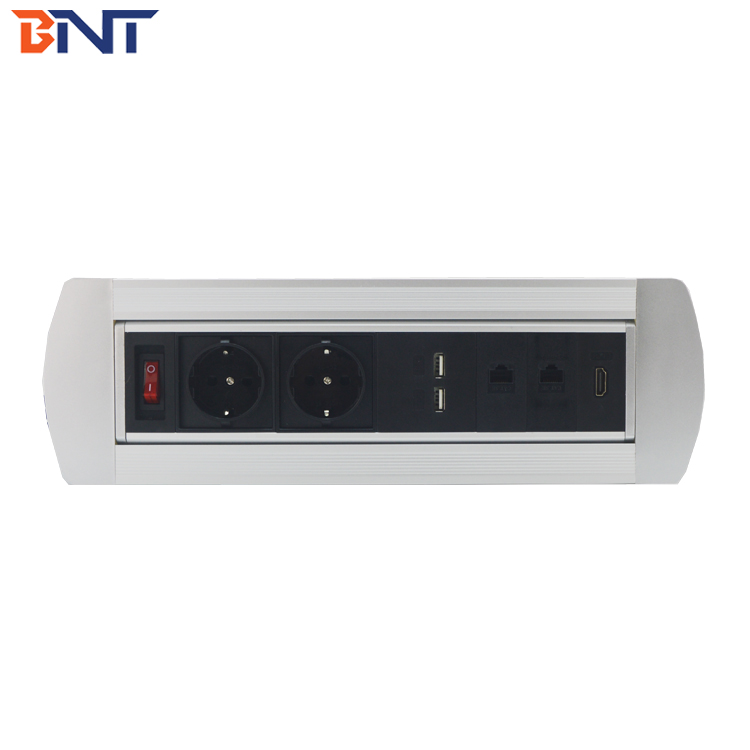 Стол Media Socket мощность outlet box Автоматическая pop up разъем для конференц-зала
