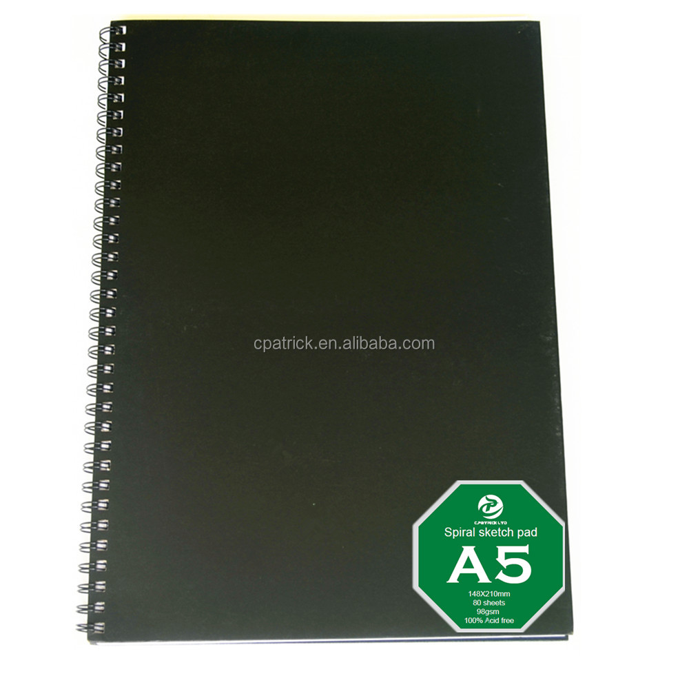 98gsm 80 листов ленты связан цветная обложка A3 Sketch Pad Sketchbook твердая эскиз книга живопись бумаги