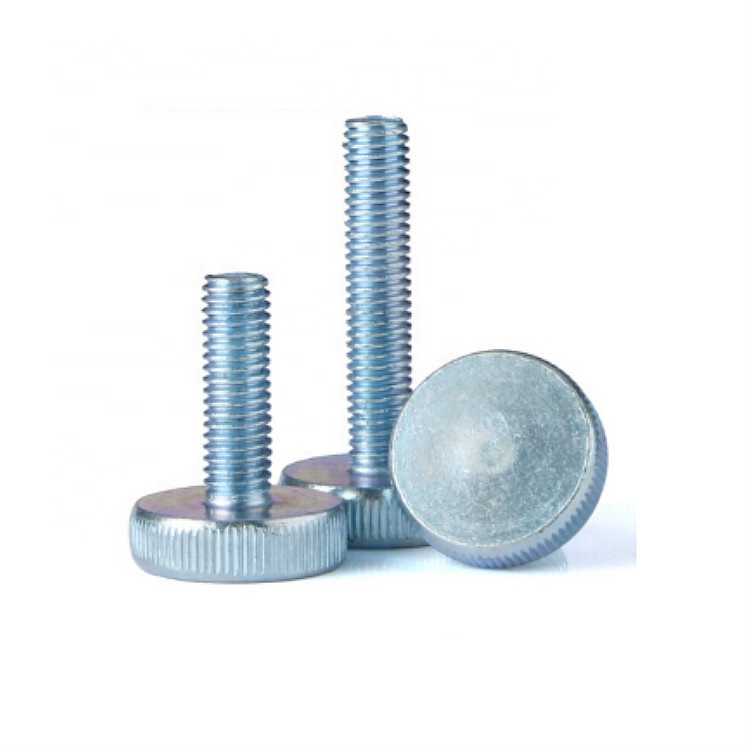Customized Thumb Hand Screws Large Head Big Head Knurled Screws Round Bolts Screws
