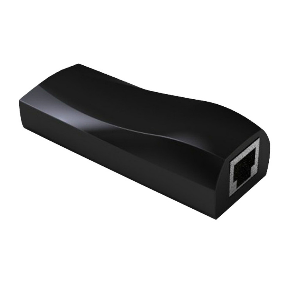 Черный RG45 и usb интерфейс гигабитной сетевой карты, пластиковый корпус для Интернета