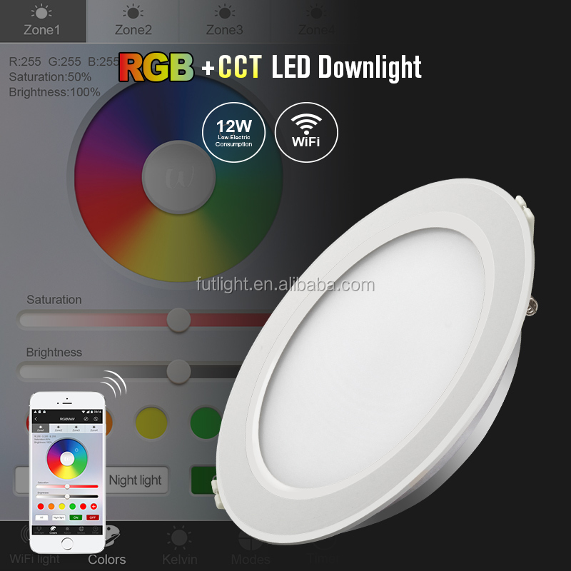 Новый стиль смартфон управления RGB + цветовой температуры меняется насыщенность Mi. свет Смарт Wi-Fi светильники fut066