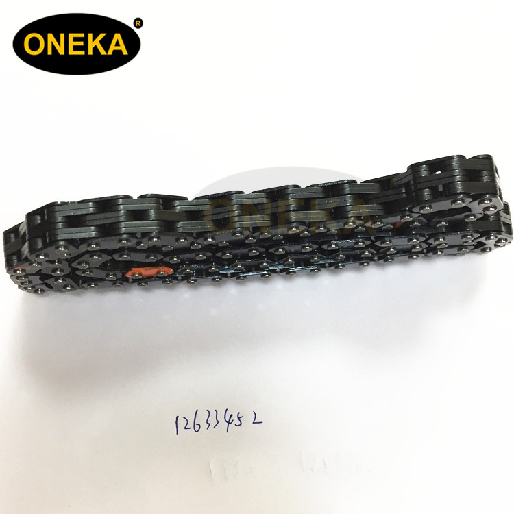 [ONEKA] 12633452 12616608 12599716 распредвала двигателя цепь ГРМ 114 звенья для CADILLAC 3.6L BLS 2,8