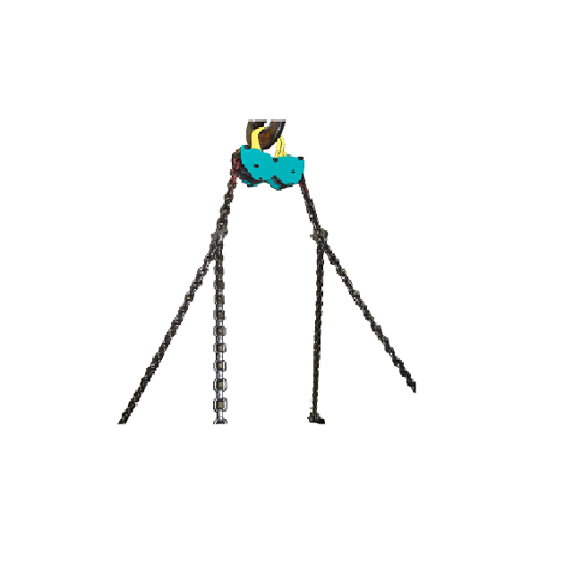 SAMURAI super sling (Arms of Hideyoshi) (4 or 2 legs) with telescopic hook