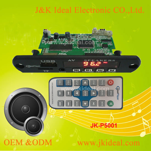 JK-P5001 Audio car mp5 video player kit