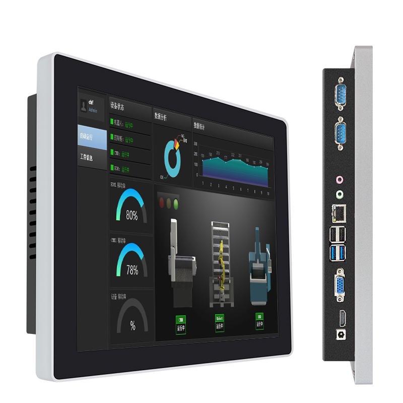 2019 new 12 INCH panel pc fanless pc touch pc embedded industrial computer android touchscreen