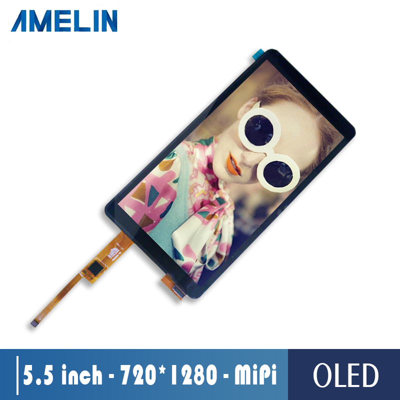 5,5 дюймовый OLED SH1386 IC 720*1280 ЖК-модуль с интерфейсным дисплеем MIPI и емкостным сенсорным экраном