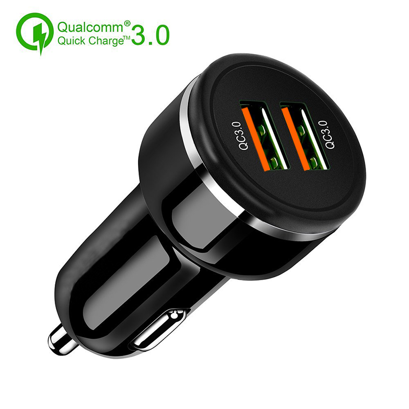2019 Заводская оптовая продажа qc3.0 36 Вт интеллектуальное двухпортовое зарядное устройство для мобильного телефона для iphone/ipad/samsung/huawei/xiaomi/blackberry