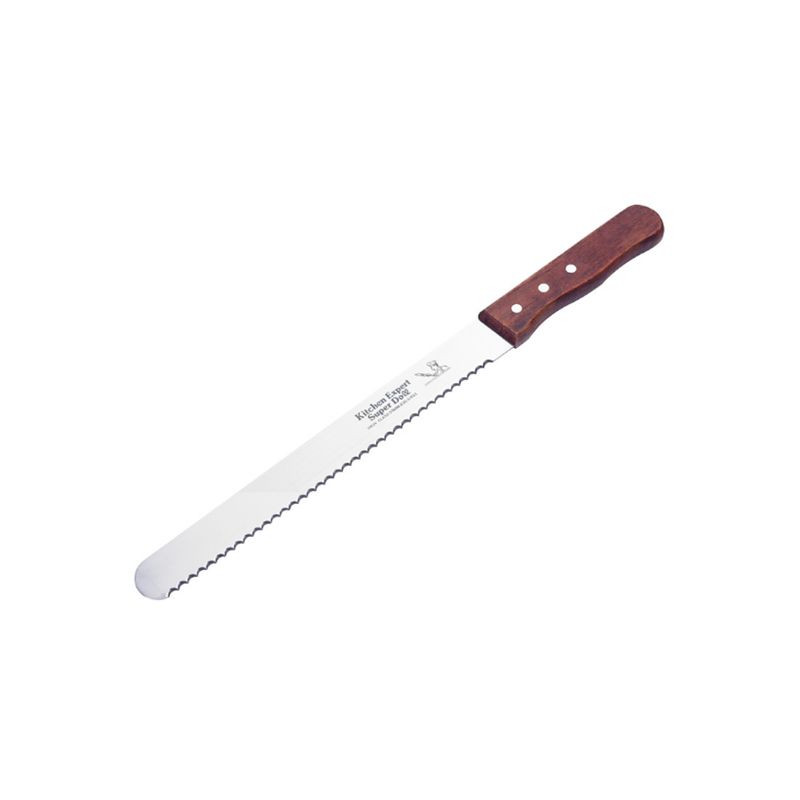 Lixsun Высокое качество нержавеющая сталь хлеб Slicer ножи и торт с деревянной ручкой 10 дюймов 12 14
