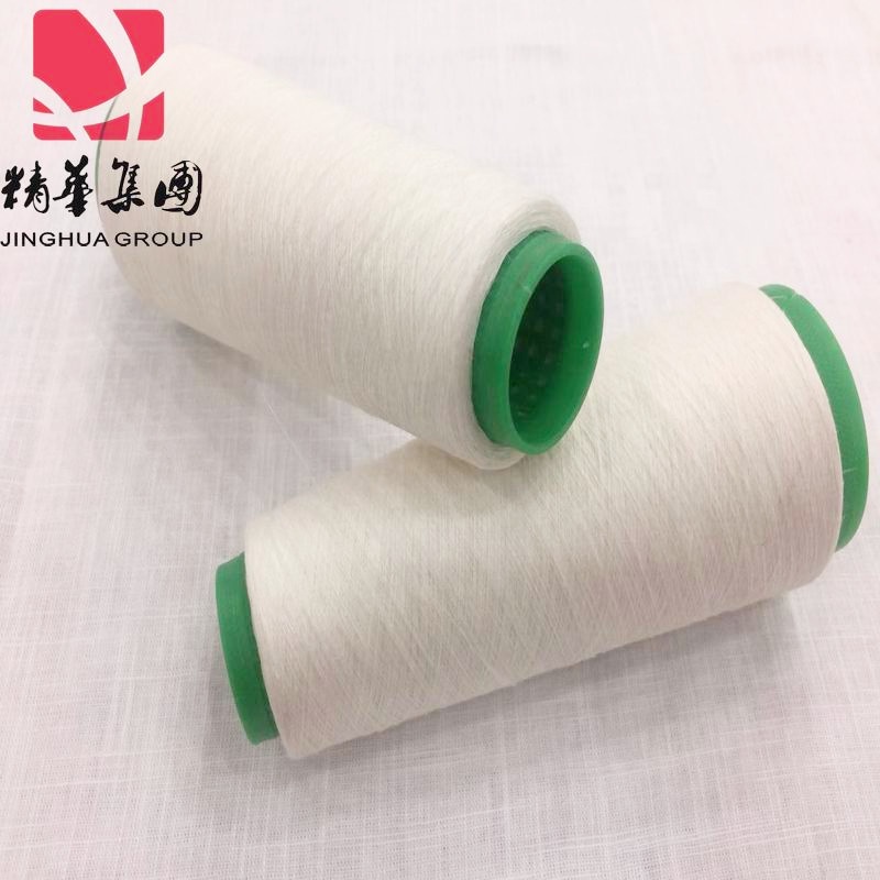 100% Linen 48NM/1 long fiber Semi bleached ,High yarn count Free sample