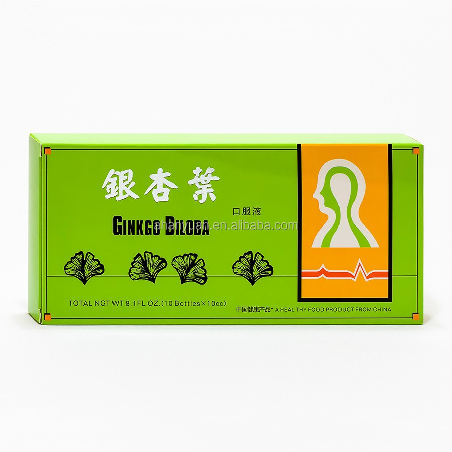 Жидкость для полости рта Ginkgo biloba, 10 мл * 10 штук, сертификат GMP