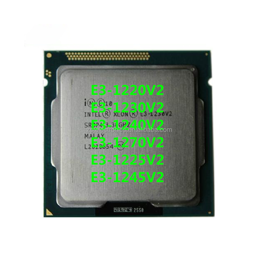 Четырехъядерный процессор Intel Xeon E3-1230 V2 1220v2 1225v2 1245v2 1155, в наличии, лучшее предложение