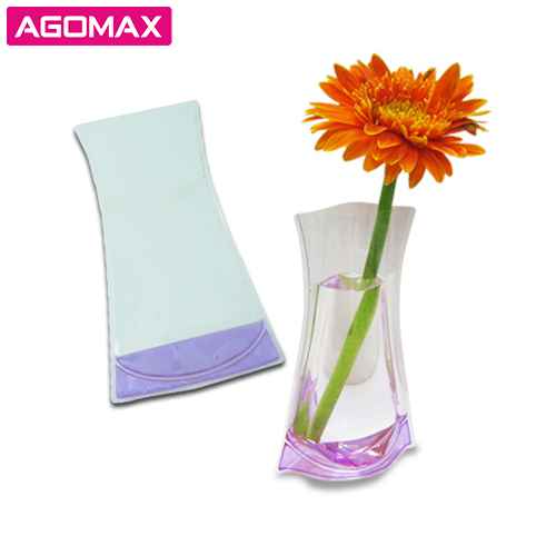 Immediately response multi-use printed smart plastic mini vase