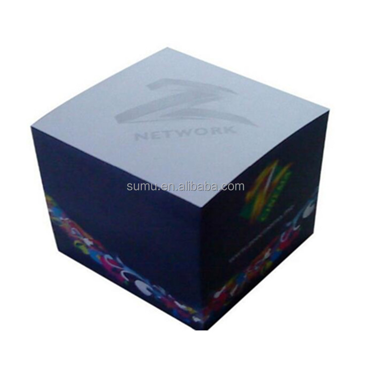 Recycled Block Memo Pad Cube Notepad Custom Paper Note Cube