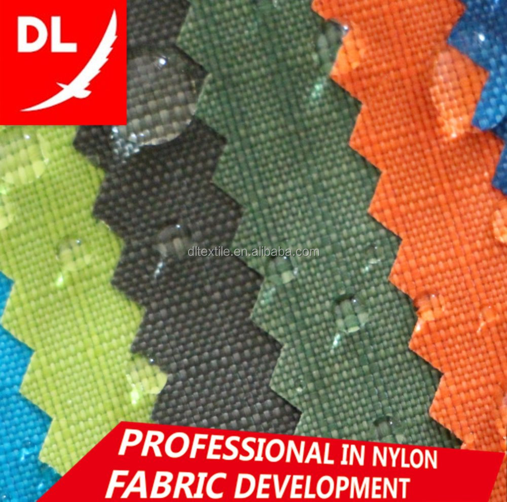 210D 100% Nylon ripstop Oxford fabric fabric PU coated three-lines style