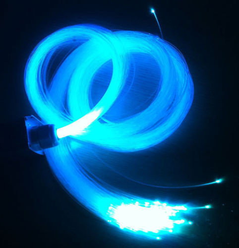 Starry Sky RGBW 18W twinkle Led Optical Fiber Light Kit With 600pcs 0.75mm 2 meters length PMMA For LED Chandelier Lighting