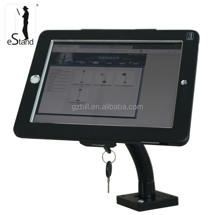 E-стойка BR24007B банковское безопасности для 9,7 "ipad Регулируемый шток ленивого человека держатель