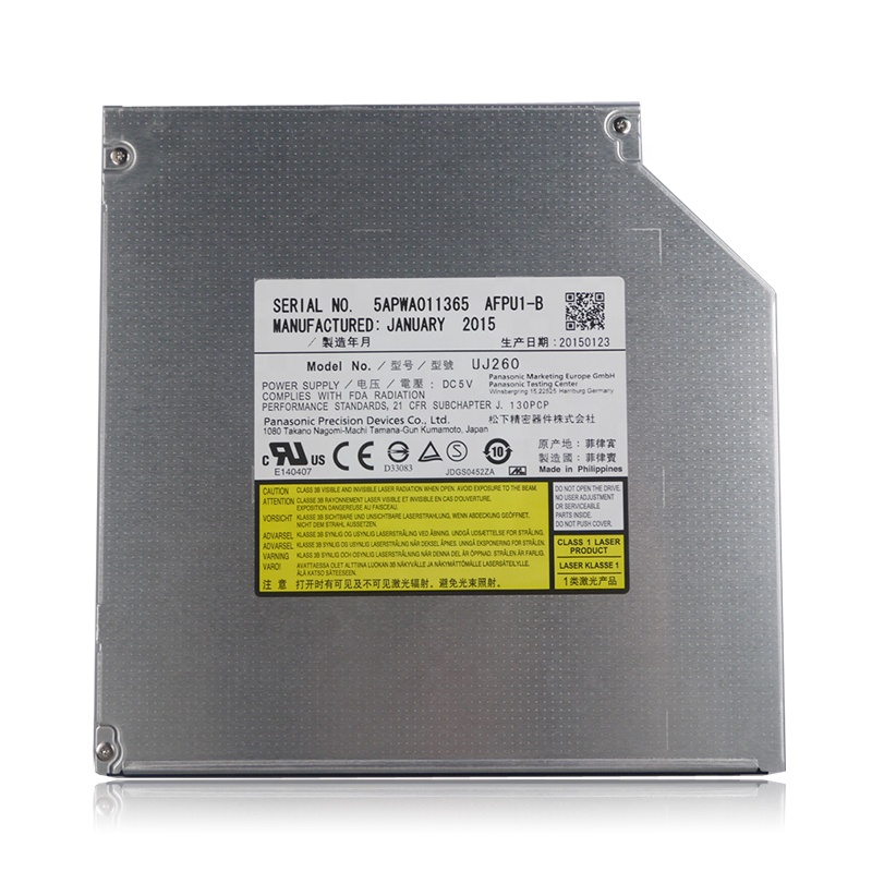 Panasonic UJ260 12,7 мм SATA лоток нагрузки Blu-Ray записывающий привод