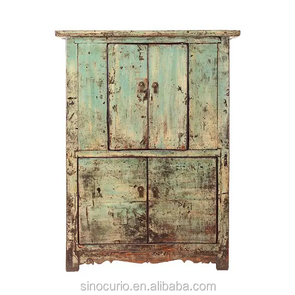 Chinese Antique Distressed Recycle Wood Old Cabinet Furniture