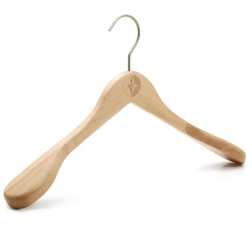 wooden glued shoulder coat henger jacket hanger