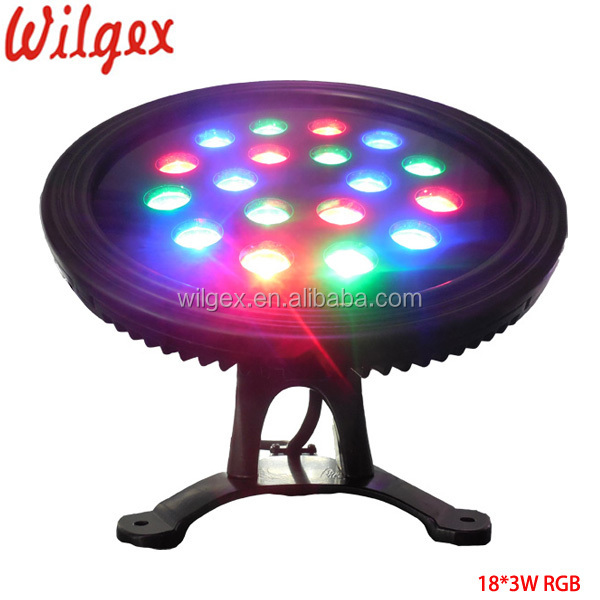 IP68 24V RGB Aluminium Alloy LED Water Lighting Lamp Submersible and Wall-Mounted for Swimming Pool Fountain and Garden