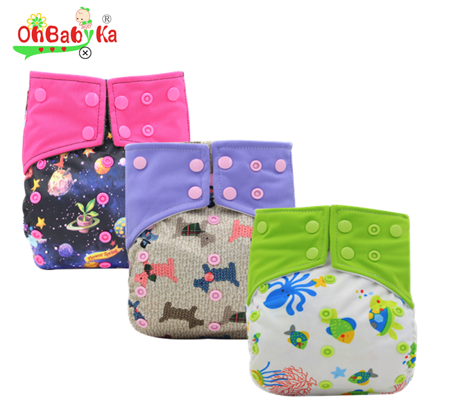 Ohbabyka моющиеся салфетки подгузники двойная ластовица