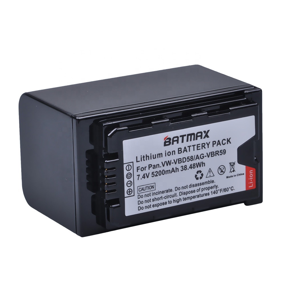 VW-VBD58 VBD29 VBD58 AG-VBR59 батарея для цифрового фотоаппарата Panasonic AJ-HPX260MC,HPX265MC,PX270,PX280MC,PX285MC,PX298,AG-FC100,DVX200,HC-X1000