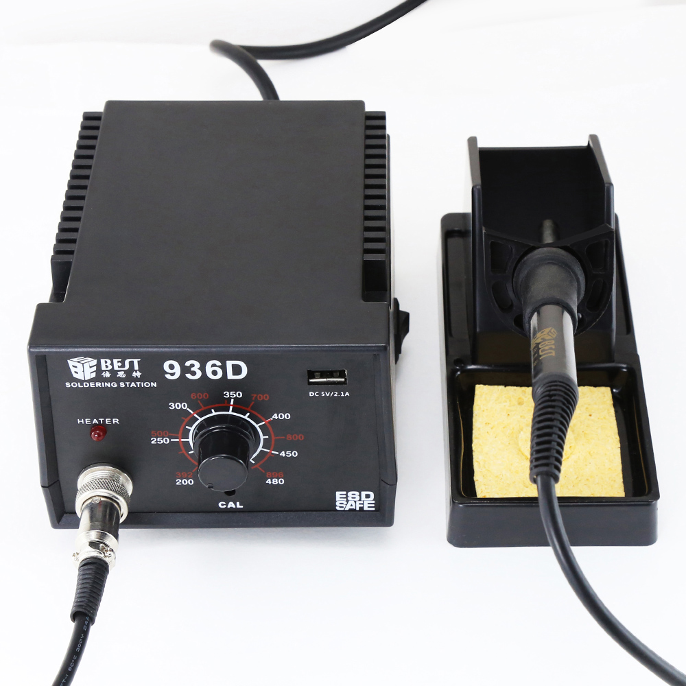 BST-936 D High quality 110V/220V 45 - 500W Constant Temperature Anti-static Soldering Station Solder Iron