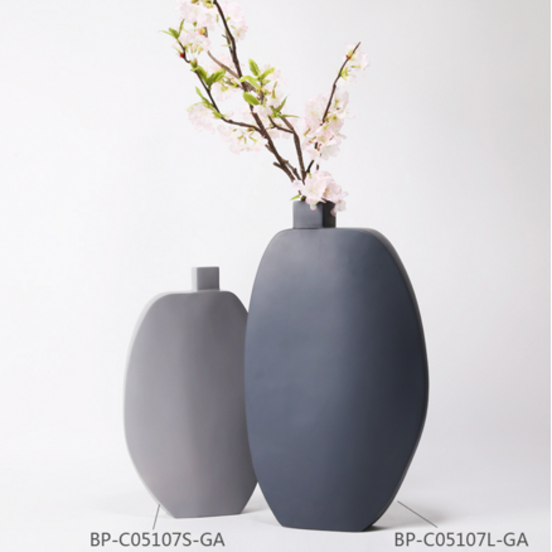 Hot sales China style resin flower vases home decor pieces
