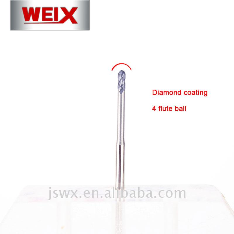 WEIX Лидер продаж 4 каннелюра с шариковым vhf dental cad cam изготовление зубных протезов, печатающая головка roland алмазный инструмент с высоким качеством