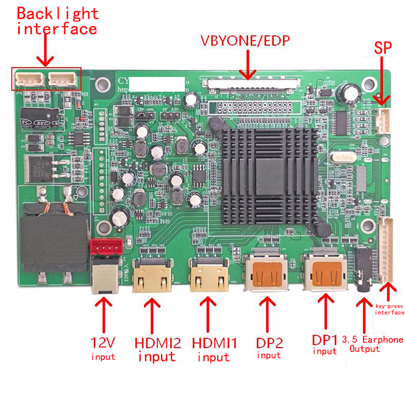 Лидер продаж 4K универсальная плата драйвера hd HDR Freesync edp VBO 2K 4K 60 Гц 144 Гц плата драйвера ЖК-дисплея