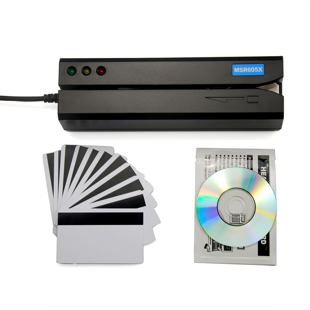 MSR605X USB HiCo 3 треков считыватель магнитных карт