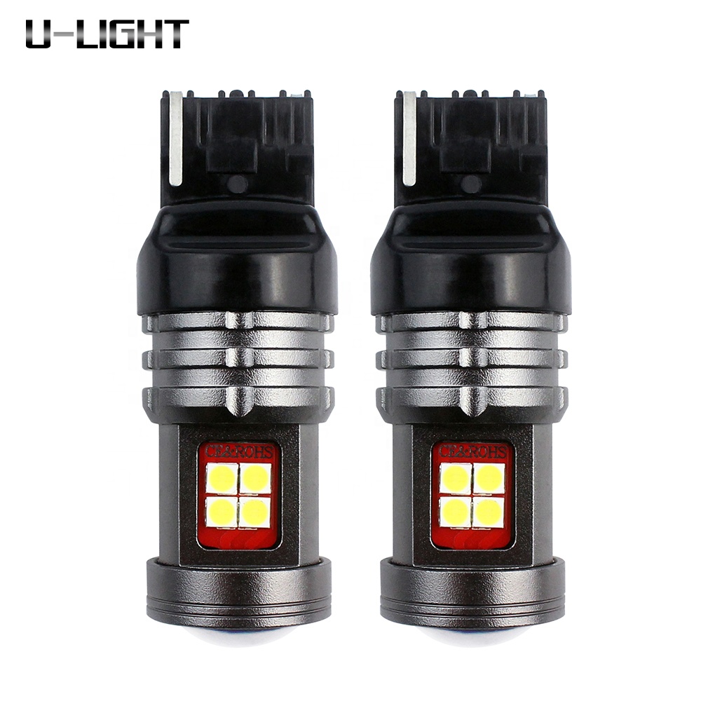 2x белого цвета T20 W21W 7440 7443 LED Canbus 3030 безошибочный поворотный сигнал автомобиля без Hyperflash