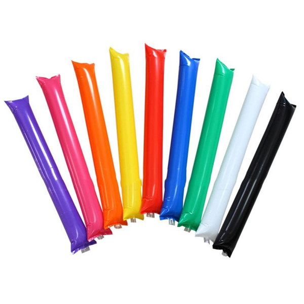 wholesale cheap inflatable custom printed thunder sticks for cheering