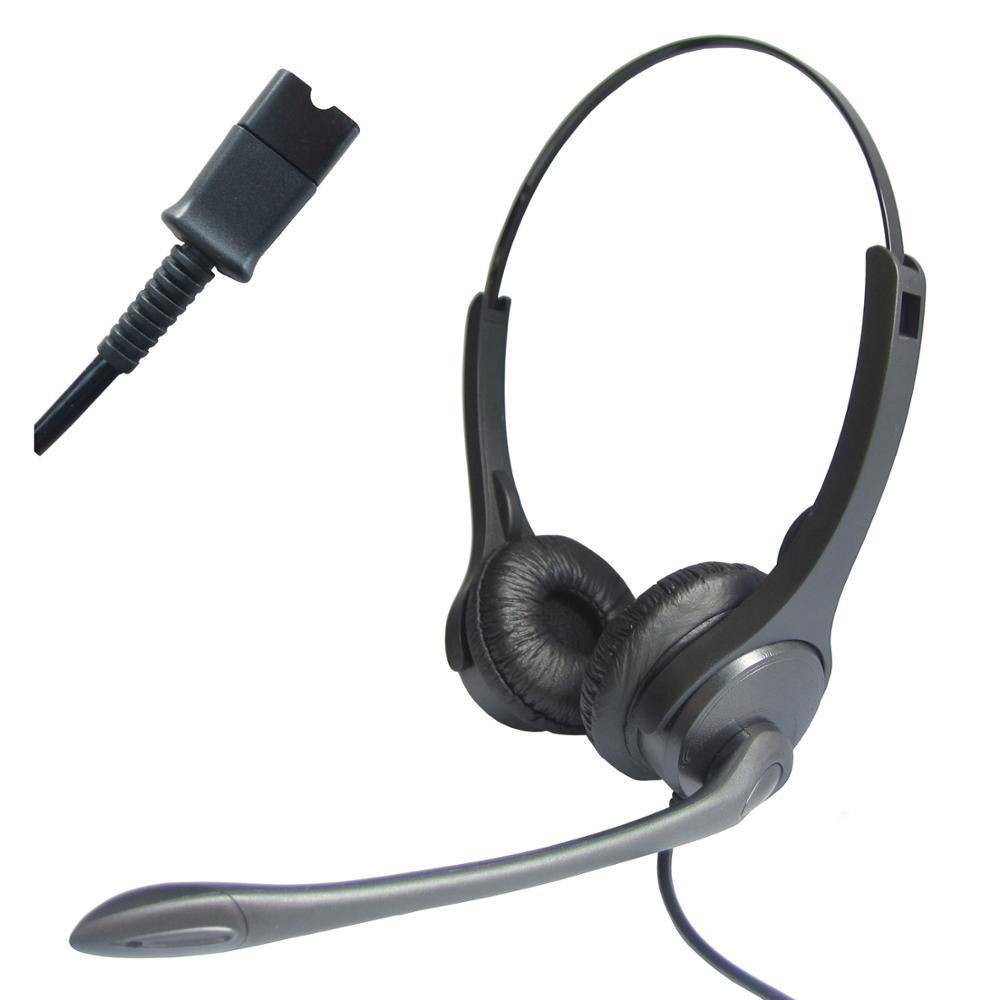 Hot selling good quality call center headset with noise cancelling microphone